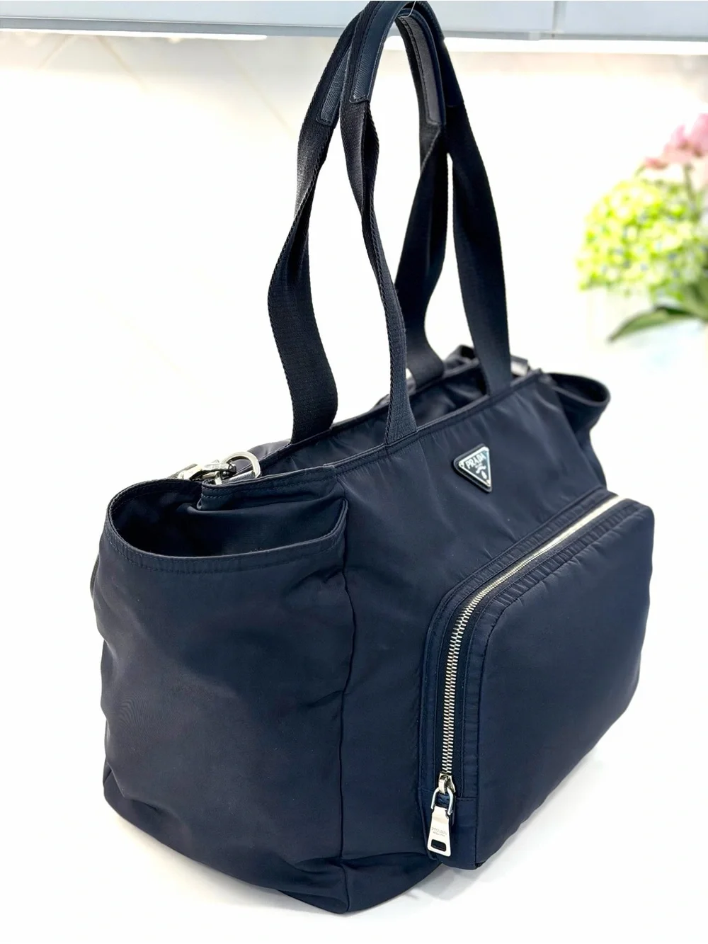 Prada Diaper Bag in Navy